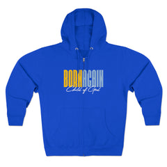 Born Again Child of God Men's Premium Full Zip Hoodie