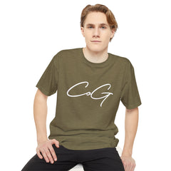 Camiseta urbana masculina de corpo longo CoG Child of God