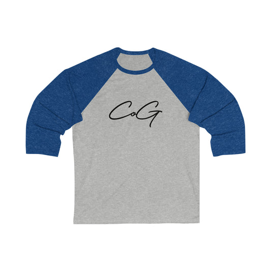 CoG Child of God Herren-Baseball-T-Shirt mit 3/4-Ärmeln