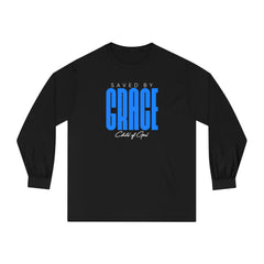 Saved by Grace Men's Long Sleeve T-Shirt