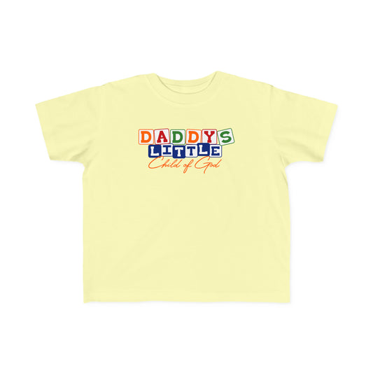 Camiseta fina de jérsei infantil do Papai Pequeno Filho de Deus