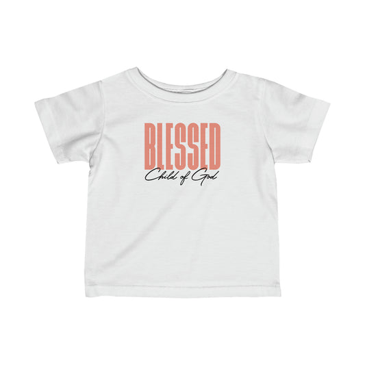 Blessed Child of God Kleinkind-T-Shirt aus feinem Jersey
