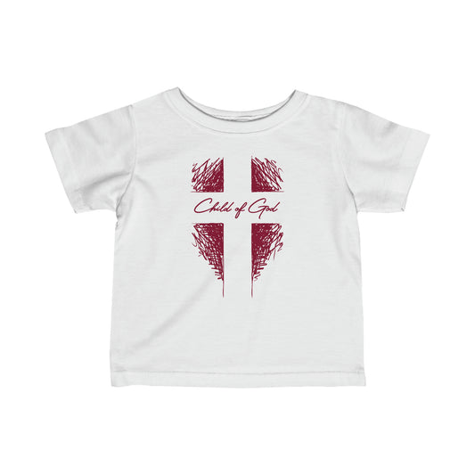 Shield and Cross Kleinkind-T-Shirt aus feinem Jersey