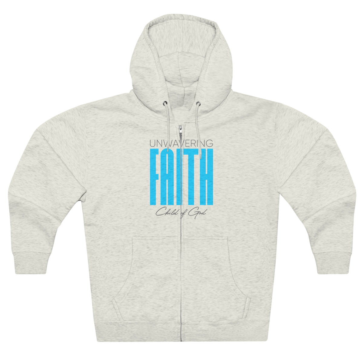 Unwavering Faith Men's Premium Full Zip Hoodie