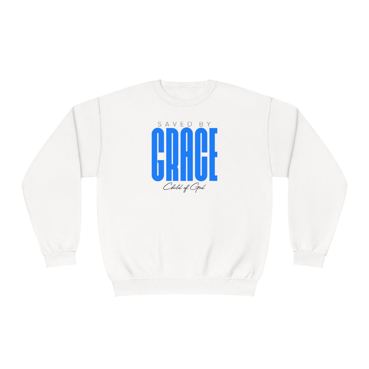 Saved by Grace Men's NuBlend® Crewneck Sweatshirt