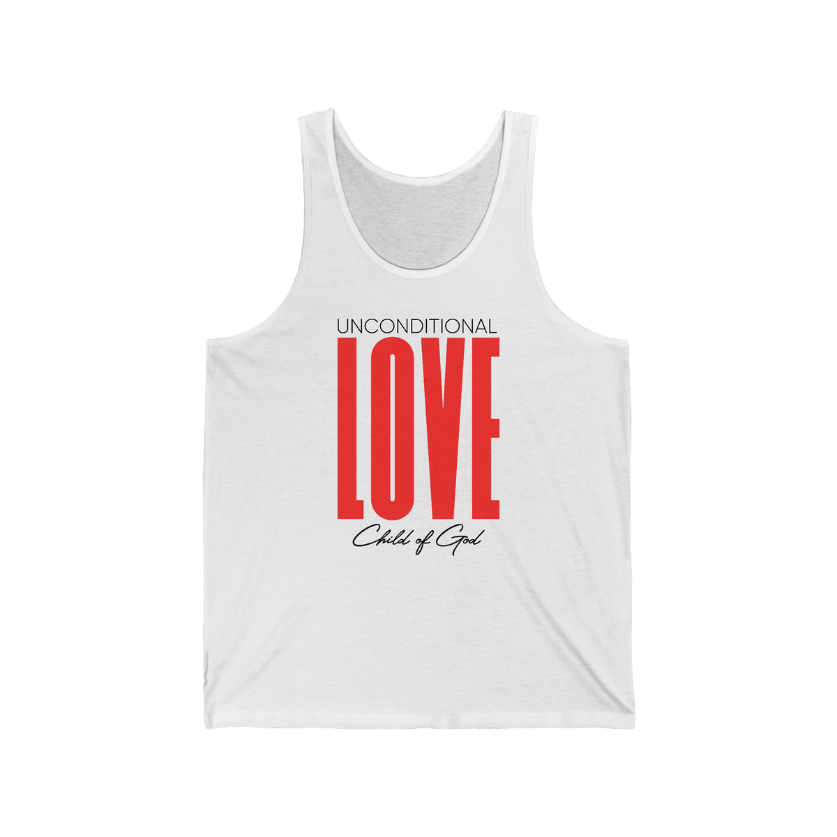 Unconditional Love Women's Jersey Tank