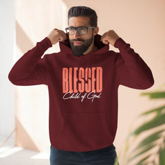 Blessed Child of God Men's Premium Pullover Hoodie