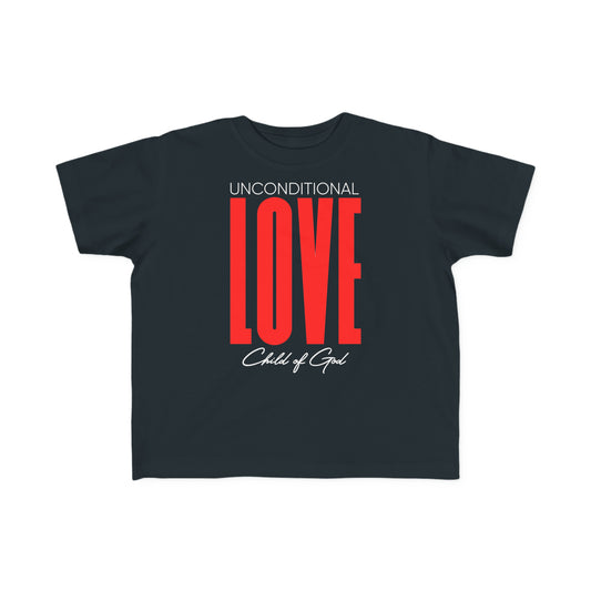 Unconditional Love Feines Jersey-T-Shirt für Kleinkinder