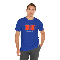 God Given Courage Men's Jersey Short Sleeve Tee