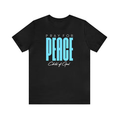 Pray for Peace Men's Jersey Short Sleeve Tee