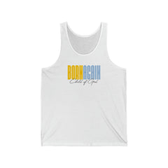 Born Again Child of God Men's Jersey Tank