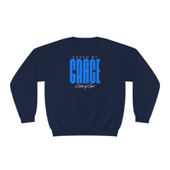 Saved by Grace Men's NuBlend® Crewneck Sweatshirt