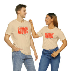 Camiseta unissex de manga curta God Given Courage