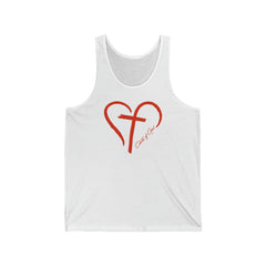 Heart and Cross Women's Jersey Tank