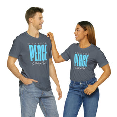 Pray for Peace Unisex Jersey Short Sleeve Tee