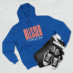 Blessed Child of God Men's Premium Pullover Hoodie