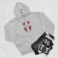 Shield and Cross Unisex Premium Full Zip Hoodie