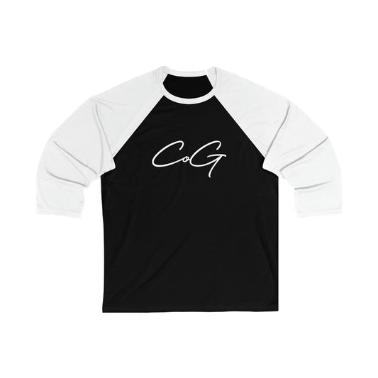 CoG Child of God Herren-Baseball-T-Shirt mit 3/4-Ärmeln