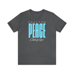 Pray for Peace Men's Jersey Short Sleeve Tee