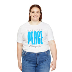 Pray for Peace Unisex Jersey Short Sleeve Tee