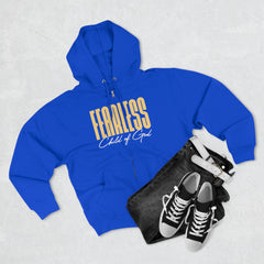 Fearless Child of God Unisex Premium Full Zip Hoodie