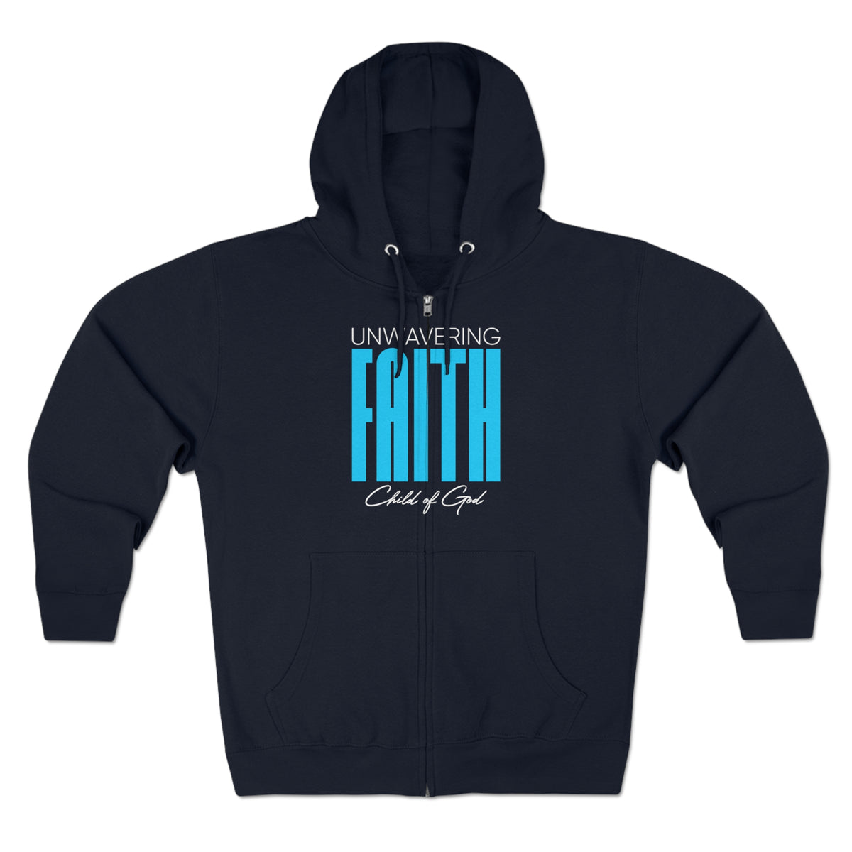 Unwavering Faith Unisex Premium Full Zip Hoodie