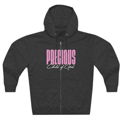 Precioso Filho de Deus Unissex Premium Full Zip Hoodie