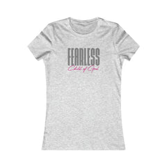 Camiseta favorita das mulheres do Destemido Filho de Deus