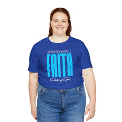 Unwavering Faith Unisex Jersey Short Sleeve Tee