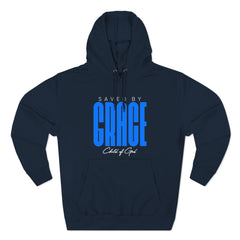 Saved by Grace Men's Premium Pullover Hoodie