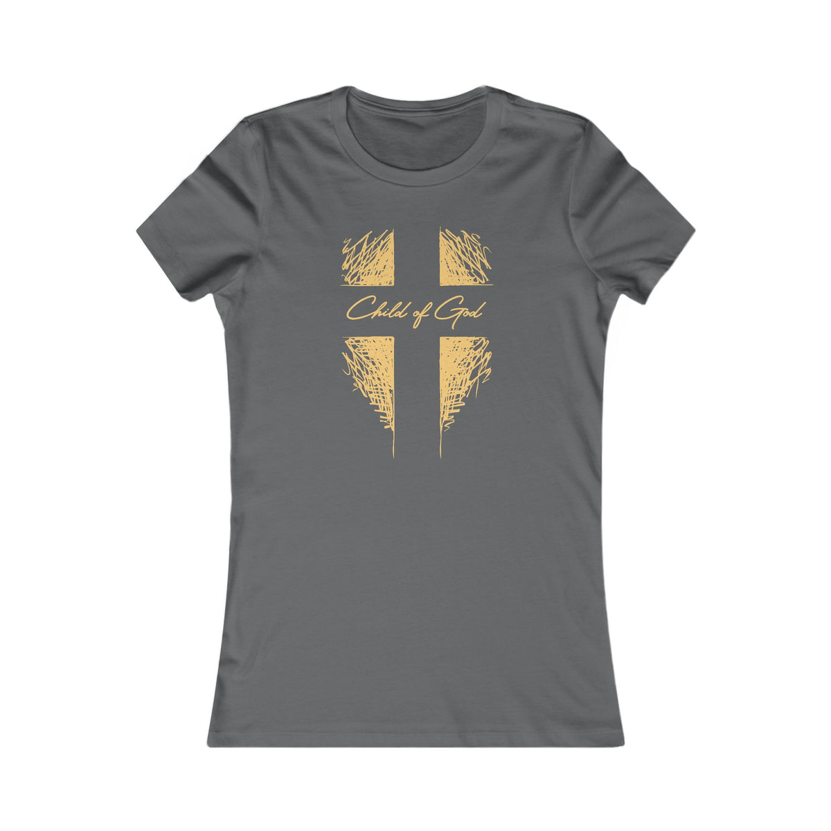 Camiseta favorita das mulheres Shield and Cross