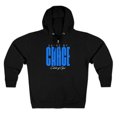 Saved by Grace Men's Premium Full Zip Hoodie