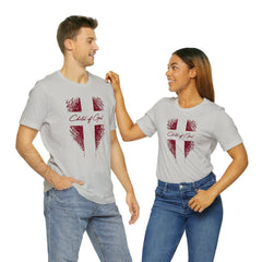 Camiseta de manga curta unissex Shield and Cross