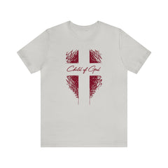 Camiseta de manga curta unissex Shield and Cross