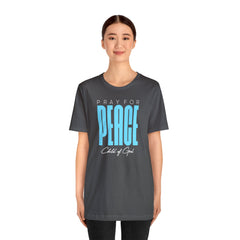 Pray for Peace Unisex Jersey Short Sleeve Tee