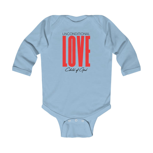 Unconditional Love Infant Long Sleeve Bodysuit