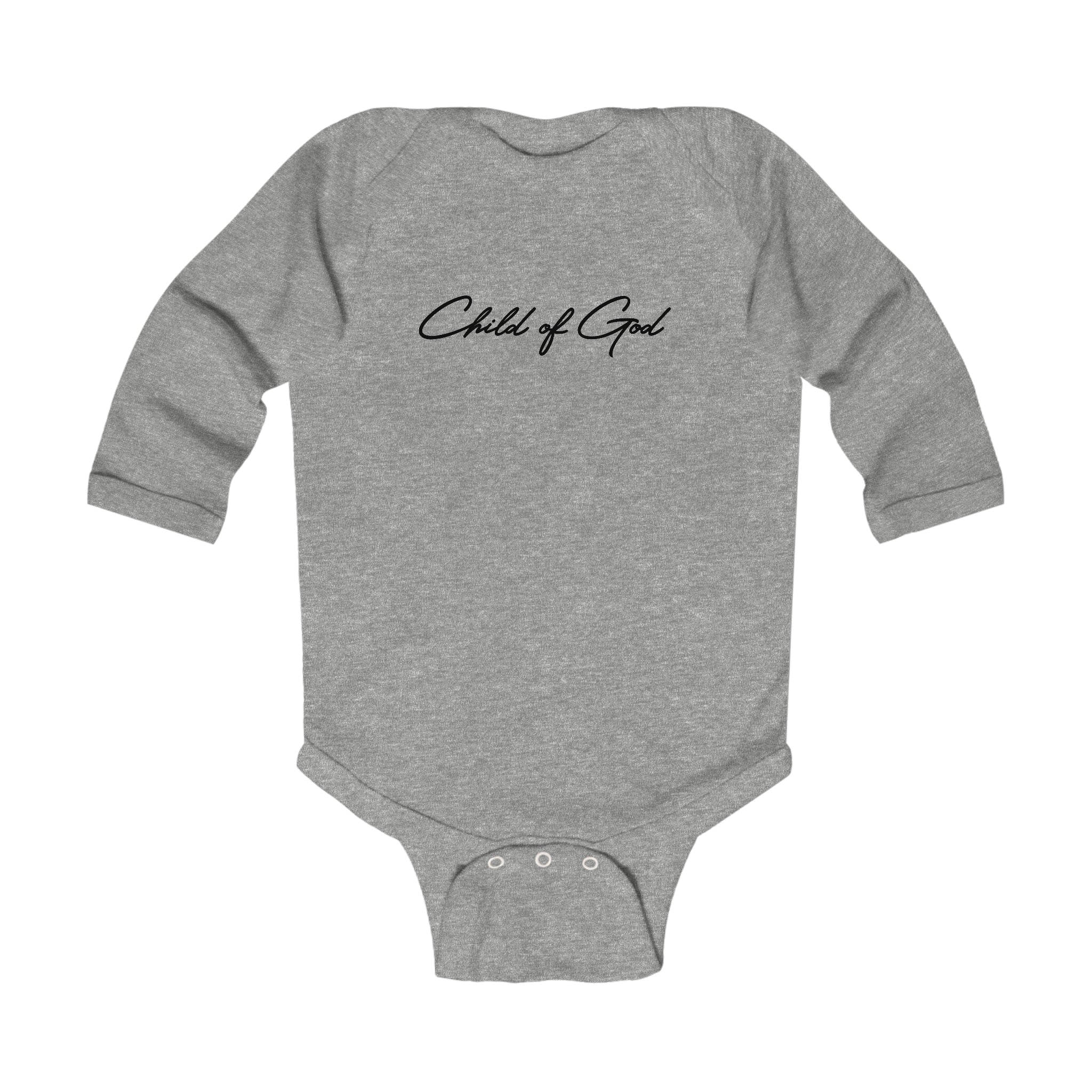 Classic Design Infant Long Sleeve Bodysuit - Child of God Project