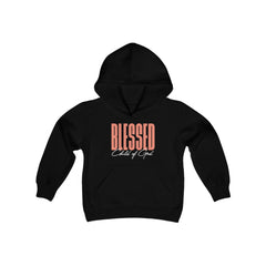 Blessed Child of God Youth Heavy Blend Hooded Sweatshirt