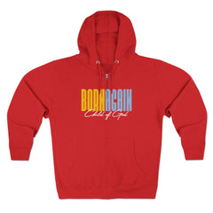 Born Again Child of God Men's Premium Full Zip Hoodie