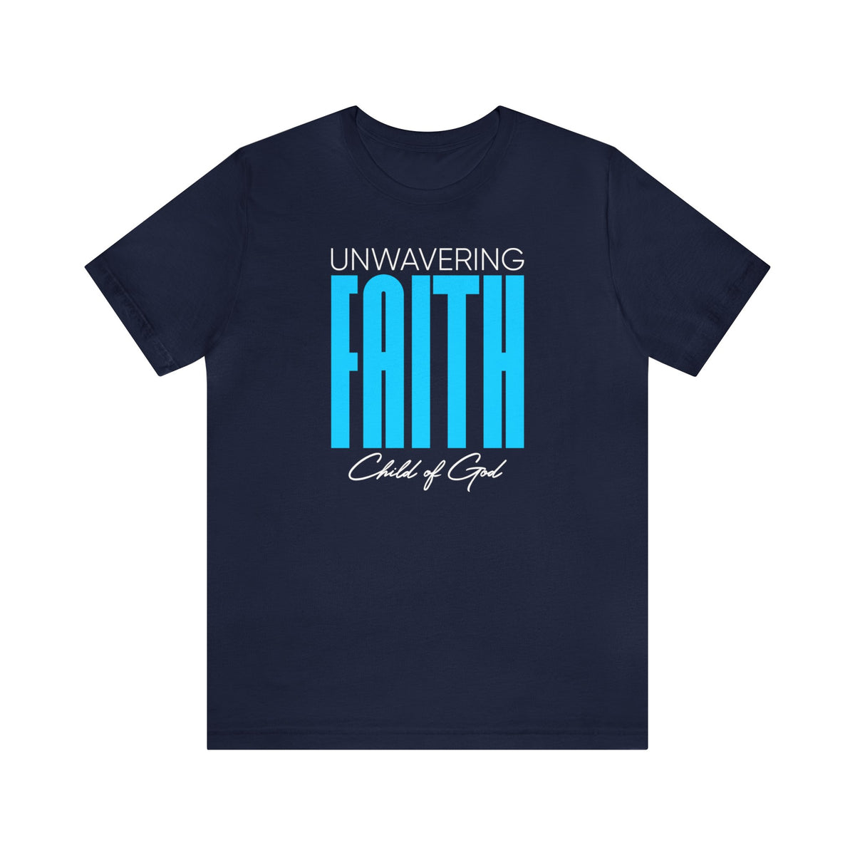 Unwavering Faith Men's Jersey Short Sleeve Tee