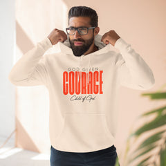 God Given Courage Men's Premium Pullover Hoodie