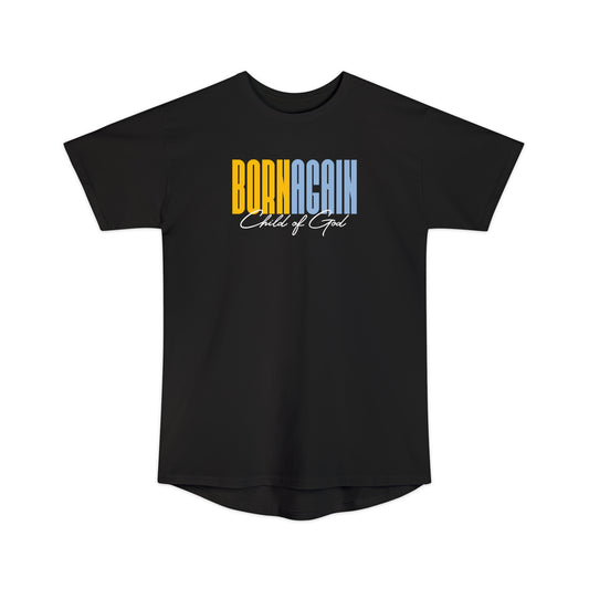 Born Again Child of God Herren-Langkörper-Urban-T-Shirt