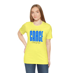 Camiseta de manga curta unissex Saved By Grace