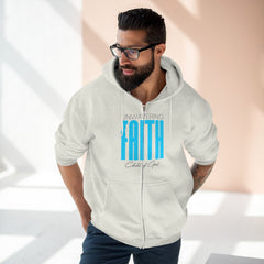 Unwavering Faith Men's Premium Full Zip Hoodie