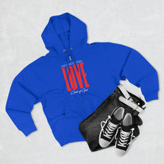 Unconditional Love Unisex Premium Full Zip Hoodie