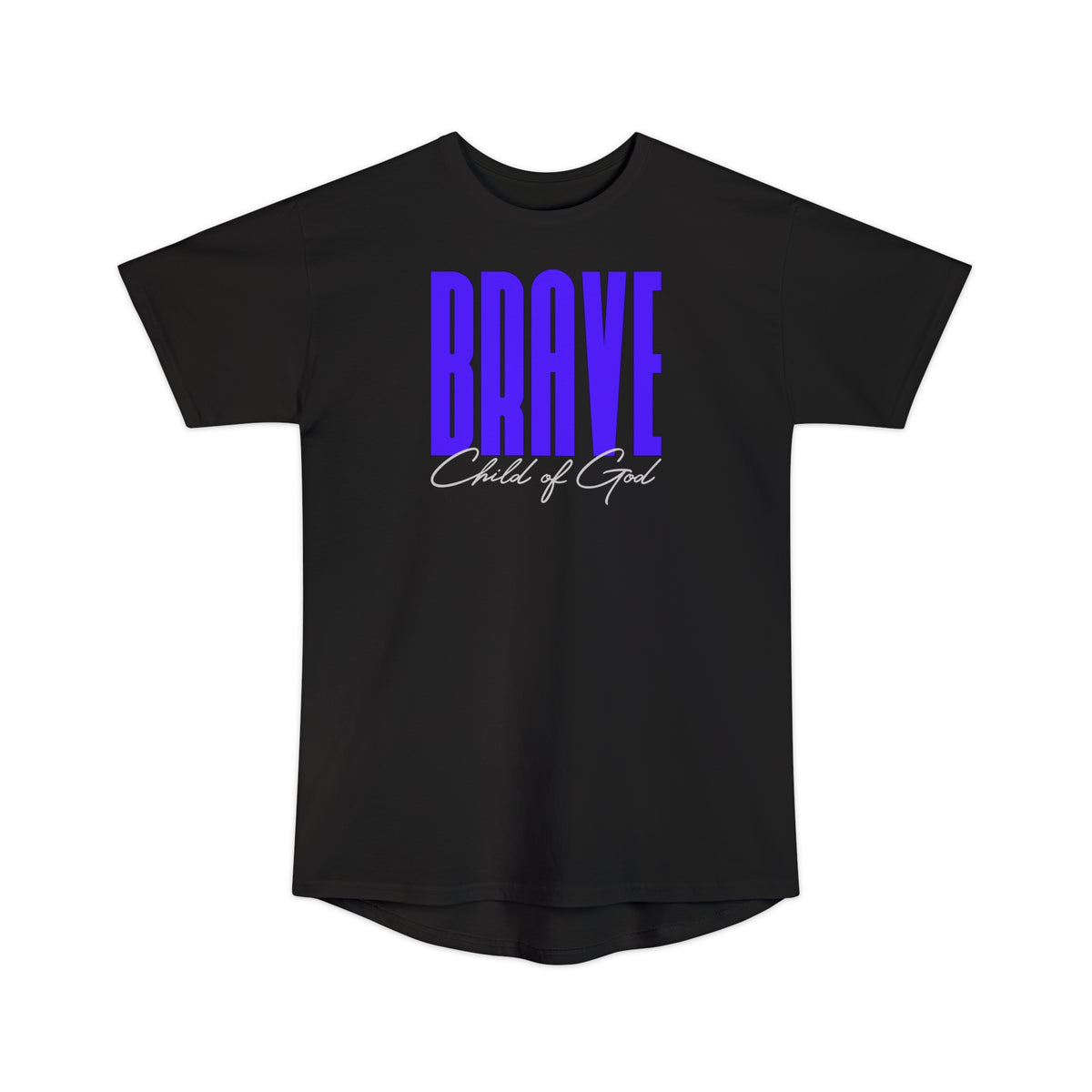 Brave Child of God Camiseta urbana unissex de corpo longo