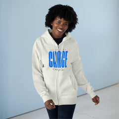 Saved by Grace Unisex Premium Full Zip Hoodie