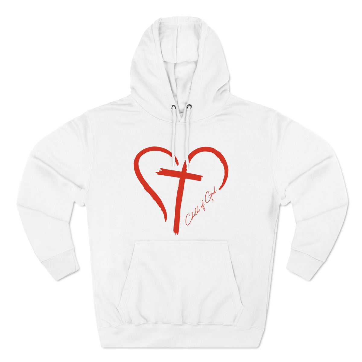 Pulôver com capuz premium masculino Heart and Cross