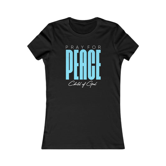 Camiseta favorita das mulheres Ore pela Paz