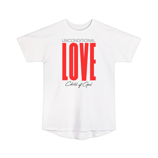 Unconditional Love Herren-Langkörper-Urban-T-Shirt